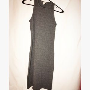 Grey bodycon dress
